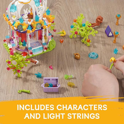 Girls Princess Castle Building Set with LED Light,Friends Construction Educational Xmas Gift Toy for Kids Age 6-12 and Up 414 PCS
