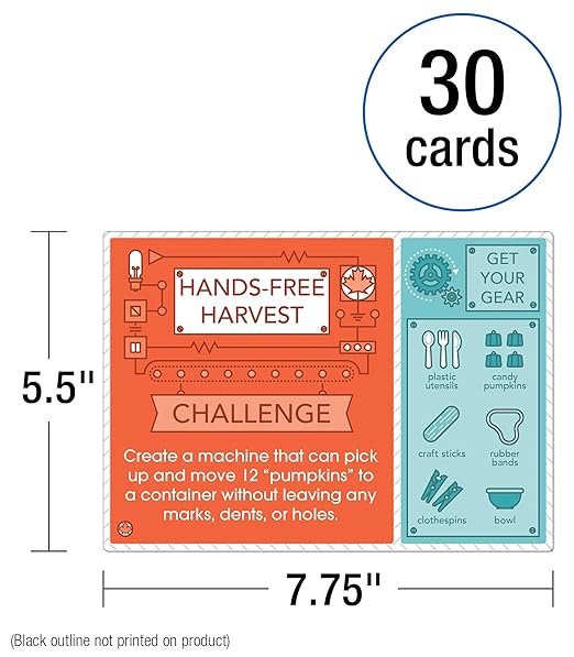 Carson Dellosa Seasonal STEM Challenges STEM Kits, 30 STEM Building Activities and Educational Games, Grades 2-5 STEM Learning Toys, STEM Kids Ages 7-11