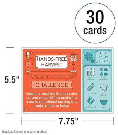 Carson Dellosa Seasonal STEM Challenges STEM Kits, 30 STEM Building Activities and Educational Games, Grades 2-5 STEM Learning Toys, STEM Kids Ages 7-11