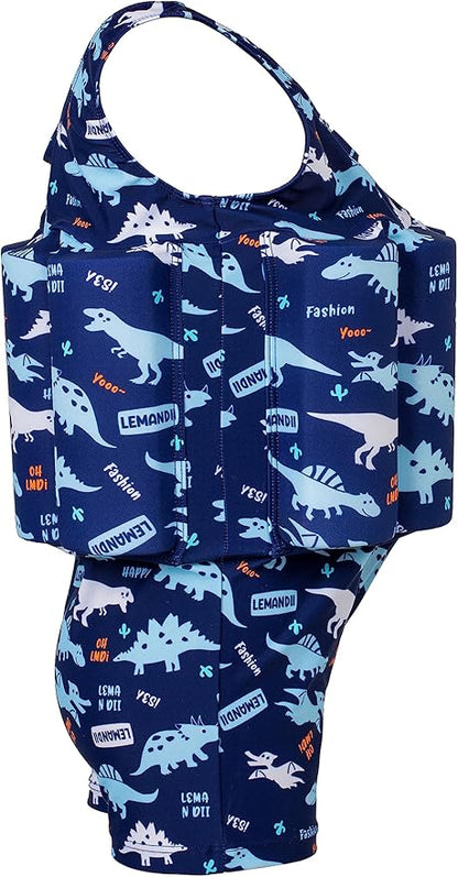 Baby Kids Floatation Suit Float One-Piece Swimwear Buoyancy for Girls Boys 1-8Years
