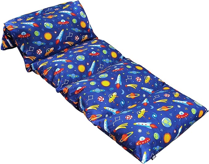 Wildkin Microfiber Pillow Lounger, 87 X 27 Inches, Out of This World