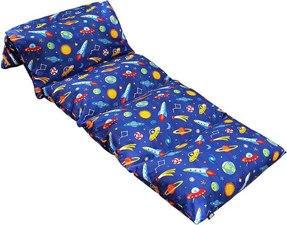 Wildkin Microfiber Pillow Lounger, 87 X 27 Inches, Out of This World