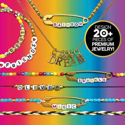 Rainbow High Ultimate Jewelry Designer, DIY Jewelry Making Kit, Design 20+ Pieces of Jewelry, Great Weekend or Sleepover Activity for Girls, Bead Kit for Kids Teens & Tweens Ages 8, 9, 10, 11