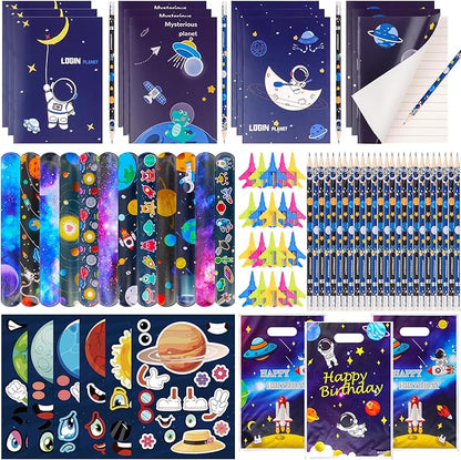 ANPHILE 24Pack Stationery Party Favors, School Stationery with Pencils Erasers Stickers, Birthday Goodie Bag Stuffers Classroom Gifts for Students Christmas Classroom Gifts