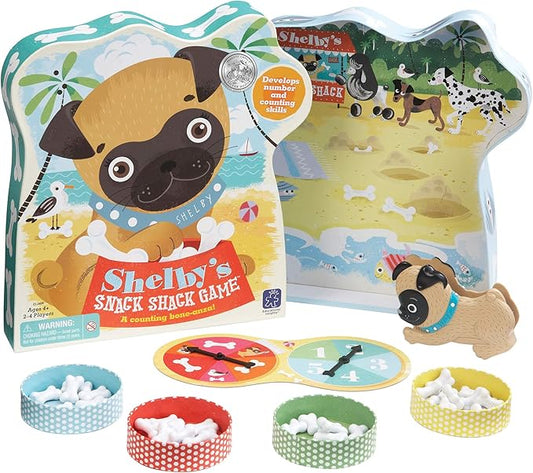 Educational Insights Shelby's Snack Shack Game, Preschool Math Game with Spinner for 2-4 Players, Fun Family Board Game for Kids Ages 3 4 5