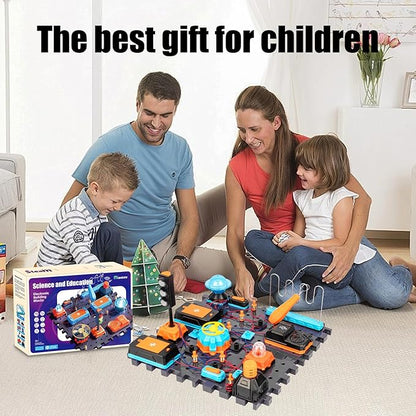 Electronic Kits for Kids, Circuits Jr. Electronics Exploration Kit, STEM Circuits for Kids 8-12, Electrical Circuit Board Engineering Kit, Suitable as an Educational Gift for Kids 8-12