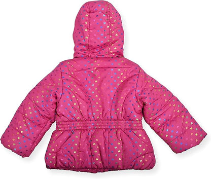 Arctic Quest Little Girls Bib Snow Pants and Ski Jacket Water-Resistant Snowsuit For Kids Winter Jacket For Girls