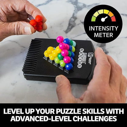 Educational Insights Kanoodle Genius 3-D Puzzle Brain Teaser Game for Adults, Teens and Kids, Travel Games, Gift for Ages 8+