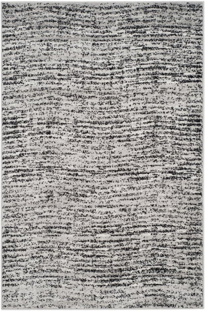 SAFAVIEH Adirondack Collection Accent Rug - 3' x 5', Ivory & Silver, Modern Abstract Design, Non-Shedding & Easy Care, Ideal for High Traffic Areas in Entryway, Living Room, Bedroom (ADR117B)