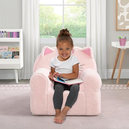 Delta Children Deluxe Cozee Chair, Pink Cat