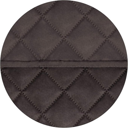 PureFit Reversible Quilted Sofa Cover, Water Resistant Slipcover Furniture Protector, Washable Couch Cover with Non Slip and Elastic Straps for Kids, Dogs (Oversized Recliner, Chocolate/Chocolate)