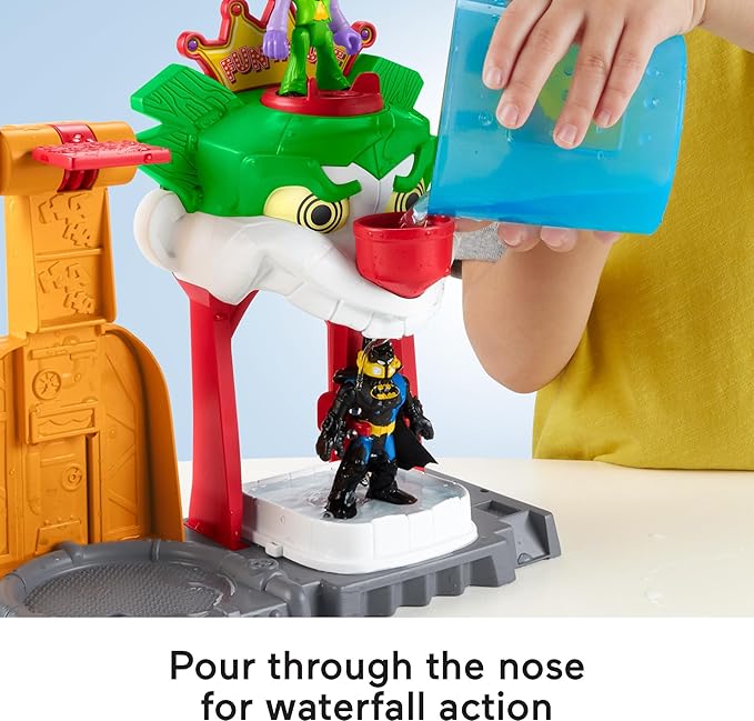 Fisher-Price Imaginext DC Super Friends Batman Toy Color Changers The Joker Funhouse Playset for Preschool Pretend Play Kids Ages 3+ Years