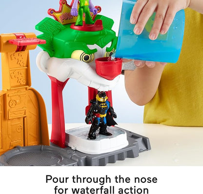 Fisher-Price Imaginext DC Super Friends Batman Toy Color Changers The Joker Funhouse Playset for Preschool Pretend Play Kids Ages 3+ Years