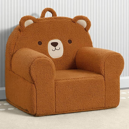 Delta Children Deluxe Cozee Chair, Brown Teddy Bear