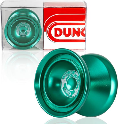 Duncan Toys Windrunner Yo-Yo [Green] - Unresponsive Pro Level Aluminum Yo-Yo with Double Rim, Concave Bearing, SG Sticker Response