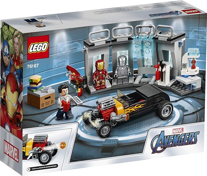 LEGO Marvel Avengers Iron Man Armory 76167 Building Kit (258 Pieces)