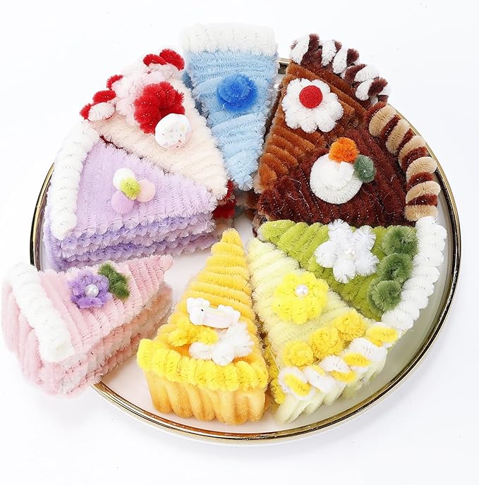 Caydo 3000 Pieces Pipe Cleaners 40 Assorted Colored Chenille Stems with 100 Pieces Wiggle Eyes for Art and Crafts, Children’s Craft Supplies (6 mm x 12 inch)