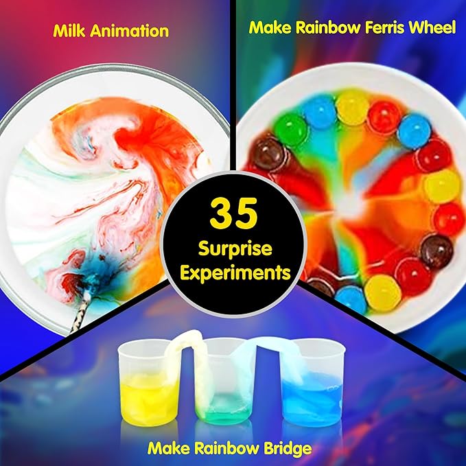 Science Kits for Kids Age 8-12, 135 Science Experiment Magic Kit - STEM Educational Toys, Chemistry Set for Kids, Erupting Volcano, Birthday for 5-7 Years Old Boys Girls Kids