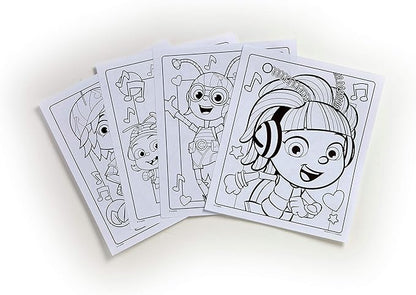 Crayola Beat Bugs Color & Sticker Book, Gift for Kids, Age 3, 4, 5, 6