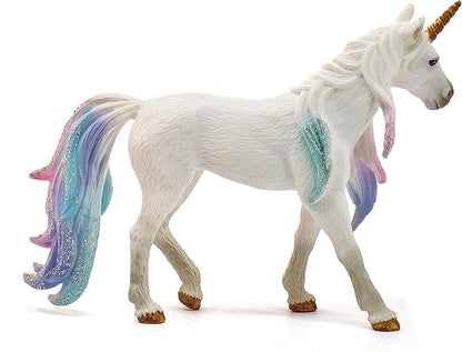 Schleich bayala Mythical Decorated Sea Unicorn Mare - Featuring Glittery Details, Rhinestones, and Gems, Imaginative Fun and Durable Toy for Girls and Boys, Gift for Kids Ages 5+