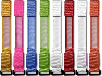 8pcs LED Light Up Bracelets Glow Flashing Wristbands Glow in The Dark Party Supplies for Wedding, Raves, Concert, Camping,Sporting Events, Party