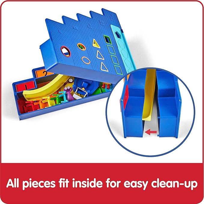 hand2mind Numberblocks Step Squad Mission Headquarters, Play Figure Playsets, Toddler Play House Toys, Action Figure Playset, Number Toys, Toy Figures, Math Toys for Kids 3-5, Birthday Gifts for Kids