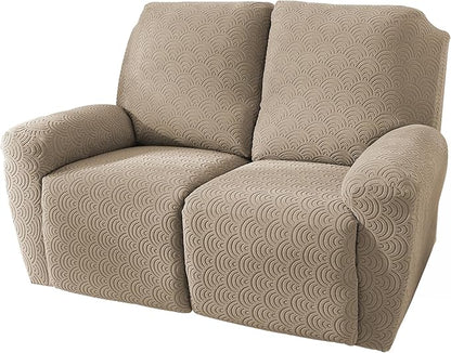 NORTHERN BROTHERS Loveseat Recliner Cover, Reclining Loveseat Covers, Love Seat Recliner Cover, Recliner Sofa Covers 2 Seater, Khaki