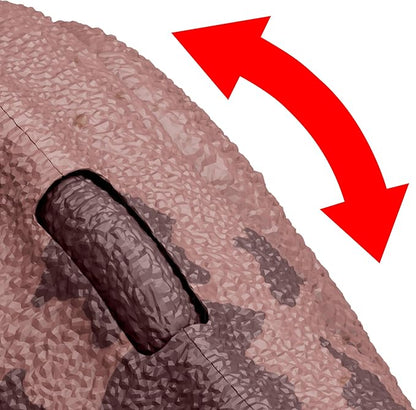 Mattel Jurassic World Wild Roar Dinosaur Action Figure, Pachyrhinosaurus with Continuing Head Strike & Sound, Posable Toy with Digital Play