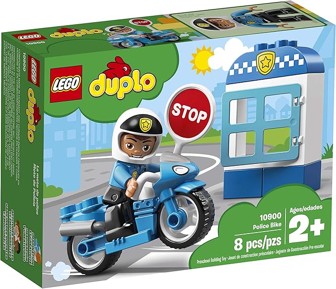 LEGO DUPLO Town Police Bike 10900 Building Blocks (8 Pieces)