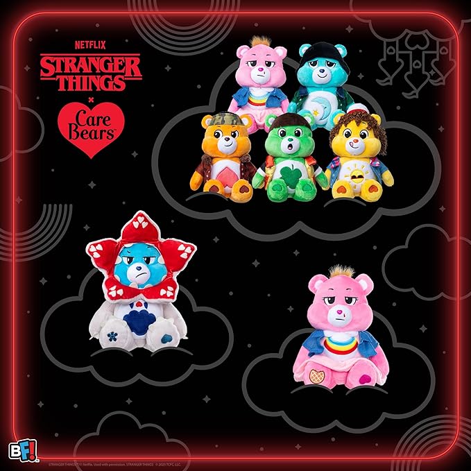 Care Bears x Stranger Things Fun Size Plush - Bedtime Bear as Mike