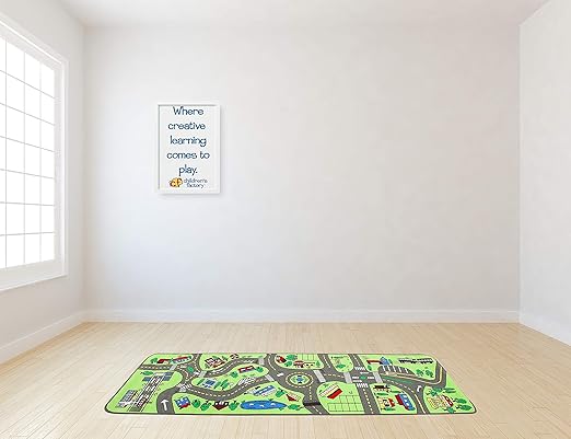 Learning Carpets Giant Road LC124, White