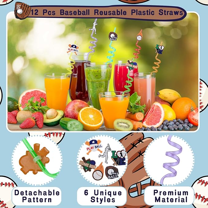 Gifts2U Baseball Party Favors Supplies, 146 Pcs Baseball Themed Goodie Bags Stuffers with Bracelets, Tattoos, Stickers, Mini Ball and Cars Toys, Gifts Bulk for Team Kids Birthday Party.