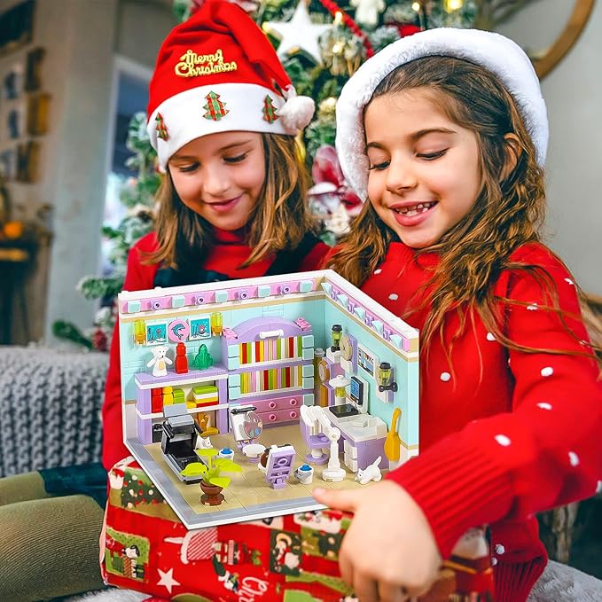 Friends House Building Block Sets, Girls Mini Study Fitness Room Friendship Playhouse Apartment Bricks Kit Birthday for Adults Kids 8-12 6-12 10-12 7-9 (623 PCS)