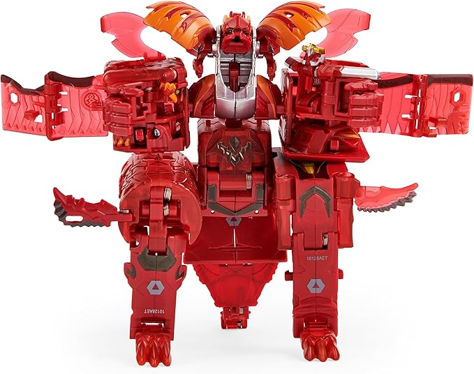 Bakugan GeoForge Dragonoid, 7-in-1 Includes Exclusive True Metal Dragonoid and 6 Geogan Collectibles, Kids Toys for Boys