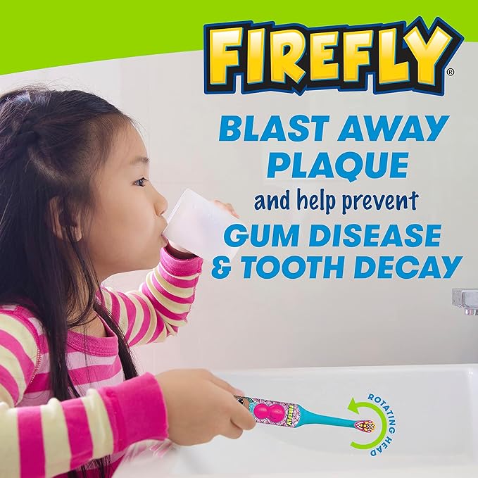 FIREFLY Clean N' Protect, L.O.L. Surprise! Toothbrush with hygienic Character Cover, Soft Bristles, Anti-Slip Grip Handle, Battery Included, Ages 3+, 1 Count