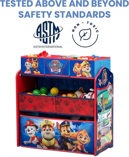 Delta Children Design & Store 6 Bin Toy Storage Organizer, Nick Jr. PAW Patrol