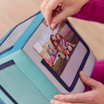 ECR4Kids SoftZone Picture Me Blocks, Activity Cubes, Contemporary, 4-Piece