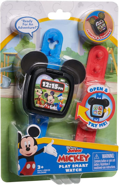 Disney Junior Mickey Mouse Funhouse Toy Watch for Kids with Lights and Sounds, Officially Licensed Kids Toys for Ages 3 Up by Just Play