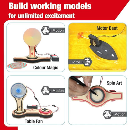 Butterfly Edufields 20in1 STEM Toys for Boys & Girls Age 8-12 | STEM Kits for Kids Age 8-12| Science Kits 8-10 | Motor Machines Project Kit | Robotics & Engineering Toys| Gift for 6 7 8 9 10 Year Old