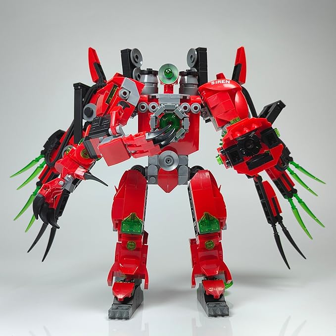 Skibid Toilet Building Block Set, Titan Siren Skibid Building Brick for Adults Fans 643PCS Blocks