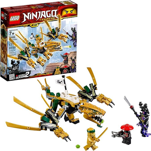 LEGO NINJAGO Legacy Golden Dragon 70666 Building Kit (171 Pieces)