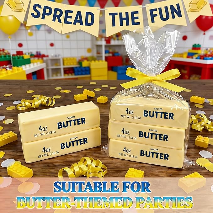 4 Pcs Slow Rising Butter Squishy Fidget Toys Adults, Slow Rebound Stress Balls Stress Relief & Fidget Toys for ADHD, Easter Basket Stuffers Easter Gifts