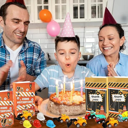 Construction Party Favors – Construction Party Bags Goodie Bag Stuffers Construction Themed Party Supplies for Kids, Birthday Party & Classroom Rewards for Boys and Girls