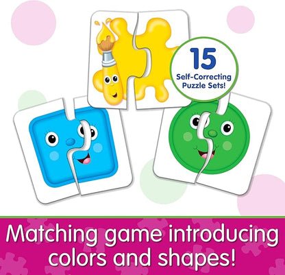 The Learning Journey: My First Match It - Colors and Shapes- 15 Piece Self-Correcting Matching Puzzles - First Learning Toys for Toddlers 2-5 - Award Winning Toys
