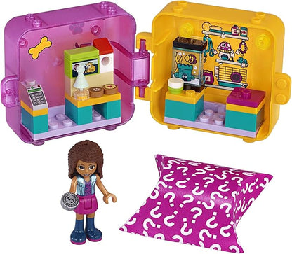 LEGO Friends Andrea’s Shopping Play Cube 41405 Building Kit, Includes a Mini-Doll and Toy Pet, Promotes Creative Play, New 2020 (40 Pieces)