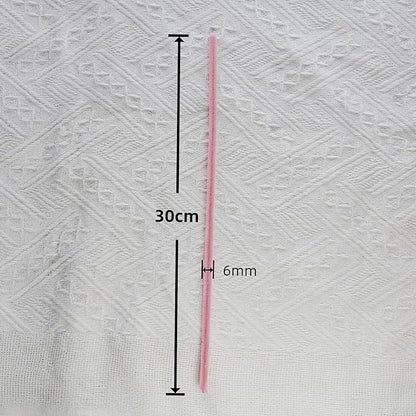 Qirimoi Pink Pipe Cleaners Craft Pipe Cleaners Bulk Pipecleaners Crafts Supplies，200Pcs Pink