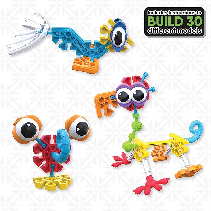 KID K'NEX - Budding Builders Set ‚ 100 Pieces, Preschool STEM Building, Kid Construction Set, Creative Play ‚ Ages 3+