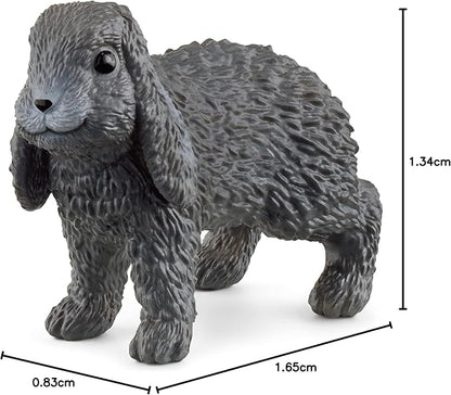 Schleich Farm World, Realistic Animal Toys for Boys and Giels, Lop Eared Bunny Rabbit Toy Figurine, Ages 3+