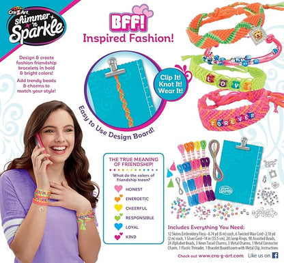 Cra-Z-Art Shimmer 'N Sparkle Best Friends DIY Bracelet Kit
