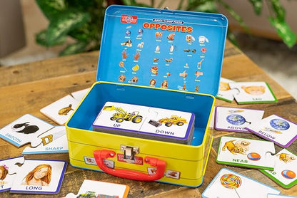 Bendon TS Shure Opposites 30-Piece Matching Puzzle with Tin Storage Case Pre-School Kindergarten Learning 51467